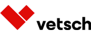 Vetsch Firmenlogo in Rot und Grau
